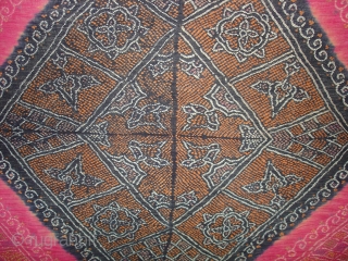 Odhani Cotton, Tie-Dyed Rajasthan, Perhaps Jodhpur Distric, India ,Its size is 100cmX210.Contion is very Good(DSC08585 New).                 
