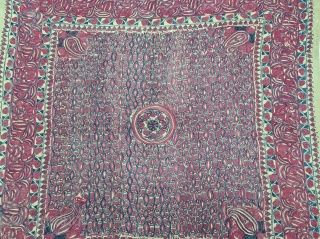 Hajji Ceremonial Rumal , This Textile for the Hajj People, Made in Bengal. India. Bought by South East Asian People when they went for Hajj.This are also Bought in Aden, Mecca or sea  ...