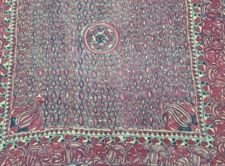 Hajji Ceremonial Rumal , This Textile for the Hajj People, Made in Bengal. India. Bought by South East Asian People when they went for Hajj.This are also Bought in Aden, Mecca or sea  ...
