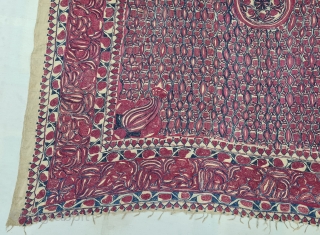 Hajji Ceremonial Rumal , This Textile for the Hajj People, Made in Bengal. India. Bought by South East Asian People when they went for Hajj.This are also Bought in Aden, Mecca or sea  ...