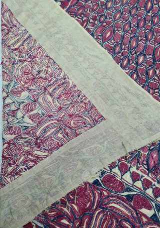 Hajji Ceremonial Rumal , This Textile for the Hajj People, Made in Bengal. India. Bought by South East Asian People when they went for Hajj.This are also Bought in Aden, Mecca or sea  ...