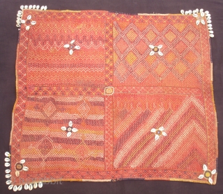 Banjara Darani(Quilted Mat)From Madhiya Pradesh India.Its size is 68cmX76cm(DSC01347 New).                       