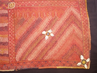 Banjara Darani(Quilted Mat)From Madhiya Pradesh India.Its size is 68cmX76cm(DSC01347 New).                       