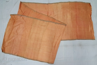 Mashru warp Ikat fine Lahariya wave design on the Silk, from Deccan region of south India. C.1900. Its size is 85cmX395cm (20200215_142515).           