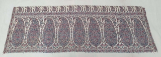 Palledar Fragment of Kani Jamawar, From Kashmir, India. c.1820-1840. Its Size is 45cmx130cm (20200404_152341).
                   