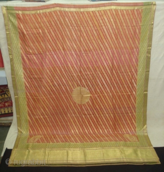 Dupatta Zari brocade(Real Silver and Gold) from Hyderabad India. Made to order for some Royal Family.Condition is very nice(DSC06465 New).             