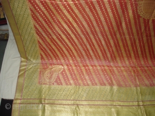 Dupatta Zari brocade(Real Silver and Gold) from Hyderabad India. Made to order for some Royal Family.Condition is very nice(DSC06465 New).             