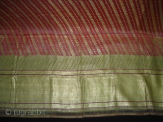 Dupatta Zari brocade(Real Silver and Gold) from Hyderabad India. Made to order for some Royal Family.Condition is very nice(DSC06465 New).             