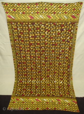 Chamba Phulkari From Hill Area of Himachal Pradesh. India. Known as Chamba Phulkari. C.1900 (DSC04842 New).                 