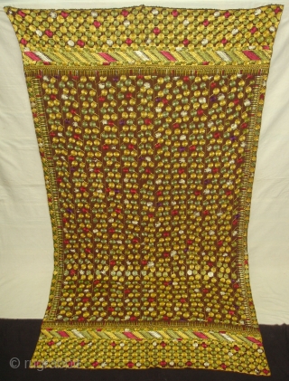 Chamba Phulkari From Hill Area of Himachal Pradesh. India. Known as Chamba Phulkari. C.1900 (DSC04842 New).                 