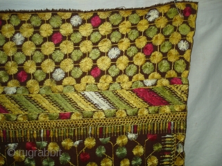 Chamba Phulkari From Hill Area of Himachal Pradesh. India. Known as Chamba Phulkari. C.1900 (DSC04842 New).                 