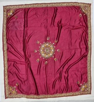 

An Rare And unique fine quality Parsi Embroidery Rumal  From Surat Gujarat India.This kind of parsi embroidery Rumal was embroidered by Chinese artisans in the town of Surat in Gujarat for  ...