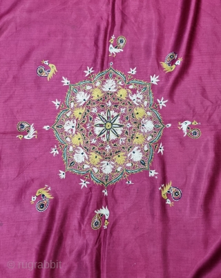 

An Rare And unique fine quality Parsi Embroidery Rumal  From Surat Gujarat India.This kind of parsi embroidery Rumal was embroidered by Chinese artisans in the town of Surat in Gujarat for  ...