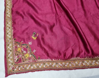 

An Rare And unique fine quality Parsi Embroidery Rumal  From Surat Gujarat India.This kind of parsi embroidery Rumal was embroidered by Chinese artisans in the town of Surat in Gujarat for  ...