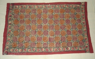 Saudagiri Block Print(Cotton Khadi)From Gujarat,India.Its size is 105cmx165cm(DSC00137 New).                        