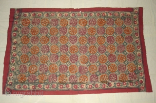 Saudagiri Block Print(Cotton Khadi)From Gujarat,India.Its size is 105cmx165cm(DSC00137 New).                        