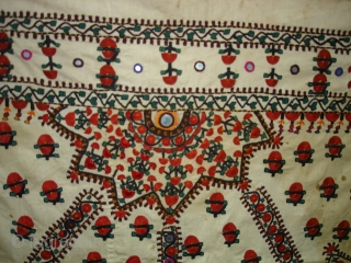 Abochhini Bridal Shawl From Tharparkar Region of Sindh Pakistan.C.1900.Its size is 136cmX210cm.very Rare Abochhini(DSC05144 New).                  