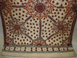 Abochhini Bridal Shawl From Tharparkar Region of Sindh Pakistan.C.1900.Its size is 136cmX210cm.very Rare Abochhini(DSC05144 New).                  