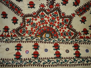 Abochhini Bridal Shawl From Tharparkar Region of Sindh Pakistan.C.1900.Its size is 136cmX210cm.very Rare Abochhini(DSC05144 New).                  