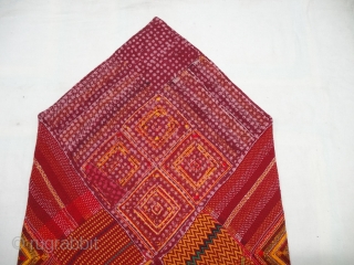 Banjara Dowry Bag (cotton),Very Famous Mathura Embroidery from Jabalpur Region of Madhya Pradesh, India.C.1900.Its size is 69cmX100cm(DSC04951).                
