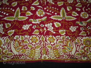 Parsi or Zoroastrian Embroidery Jabla Dress From Surat Gujarat India.Finest Parsi Embroidery work.Early 19th Century.Its size is 51cmx54cm.Perfect in Condition(DSC04851 New).            