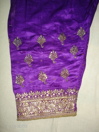 Trouser Satin Silk,Kalchock Zari Embroidery From Gujarat India(DSC08013 New).                        