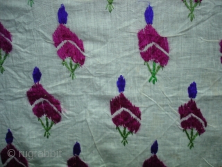 Embroidery Odhani(Cotton Malmal) From Tharpar Region of Pakistan.Its size is 128cmX208cm(DSC01974New).                      