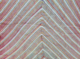 Lahariya Wave Design , Tie and Dye Mothara Dupatta on the Muslin Cotton, From Shekhawati District of Rajasthan. India. India.

C.1850-1875

Its size is 170cmX205cm(20220427_155024).          