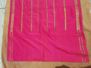 Jai Namaz Mat,Zari(Real)weaving on the silk,From Gujarat India.C.1900.Made For Vohra Muslims Community.Its size is 63cmX94cm(135155).                  