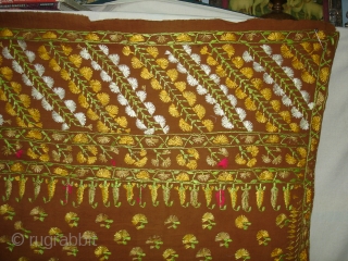 Phulkari From West(Pakistan)Punjab.India.Known As Phul-Pati Bagh(Flower Design)(DSC04750 New).                         