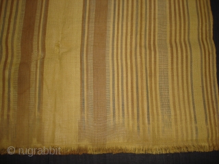 Rafia Ikat Prayer Mat,Of Sakalaya People,West cost of Madagascar,C.1900.Ikat dyed rafia with natural dyes.Its size is 77cmX104cm.Condition,there are fue repairs and some stains(DSC05490 New).         