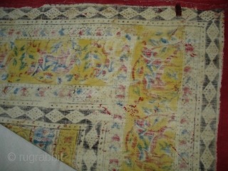 Saudagiri Block Print(Cotton Khadi)From Gujarat,India.Its size is 128cmx208cm(DSC00153 New).                        