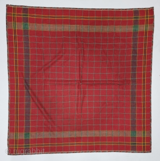 Real Madras Handkerchief  Scarf From South India Madras Region. India. Woven on Cotton with Manchester Print Backing. The chequered RMH Scarf (Real Madras Handkerchief ) Exported to the Caribbean., which was  ...