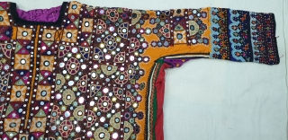 Woman’s Tunic (Chola or Gajj),From Thano Bula Khan , Sindh Region Of Pakistan. India. This were traditionally used mainly by Burfati Group of Thano Bula Khan, Dadu. Sindh Region.Silk Embroidered With Silk,  ...