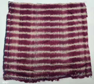 Different Style of  Ikat Mashru Sampler.
This Mashru weaving was done in the Deccan Region, Probably Hyderabad South India, India.

C.1850-1875.

Total 6 Pieces Sizes Approximate14cmX20cm(20220526_172039).         