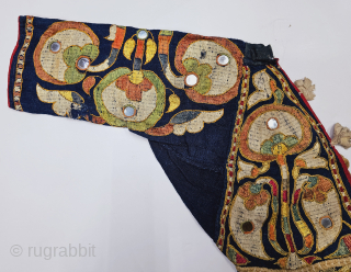Indigo Blue, Embroidery Backless Choli From Chamba Region of Himachal Pradesh India. India.

Circa 1900 (20240522_163715).
                  
