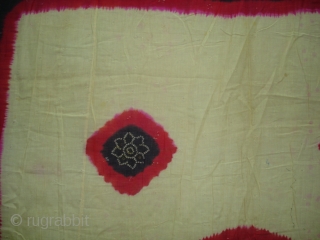 Odhani cotton,Tie and Dye From Rajasthan.India.Its size is 120cmX210cm(DSC04153 New).                       