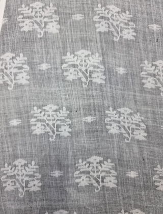 An Rare And Very Fine Quality Mughal Floral Design  chapkan (Coat) In Jamdani Finest Muslin Cotton without lining , probably used during the summer months, the fine Mughal Floral Design Pattern. From Uttar  ...