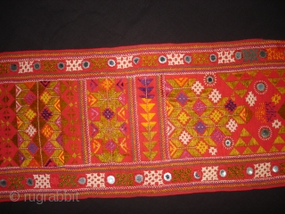 Bokani Man's Wedding Scarves or Shashe From Suthar Group,Of Sindh Tharparkar Area of Pakistan.Its size is 24cmX140cm(DSC04289).                