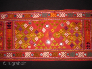 Bokani Man's Wedding Scarves or Shashe From Suthar Group,Of Sindh Tharparkar Area of Pakistan.Its size is 24cmX140cm(DSC04289).                