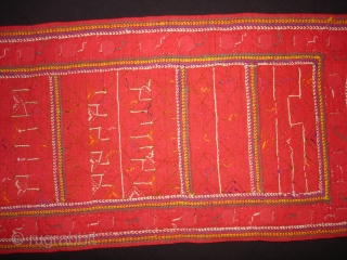 Bokani Man's Wedding Scarves or Shashe From Suthar Group,Of Sindh Tharparkar Area of Pakistan.Its size is 24cmX140cm(DSC04289).                