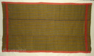 Waziri Shawl From West Punjab(Pakistan)India.Made of silk and cotton.Its size is 125cm x 230cm. Condition is Good(DSC05199 New).               