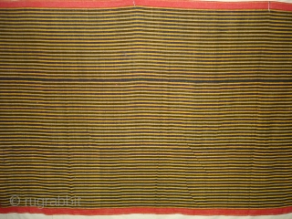 Waziri Shawl From West Punjab(Pakistan)India.Made of silk and cotton.Its size is 125cm x 230cm. Condition is Good(DSC05199 New).               