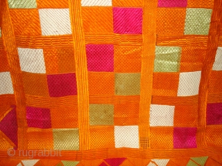 Phulkari From East(India)Punjab.India.One of the Rare Design Indian Phulkari(DSC04410 New).                       