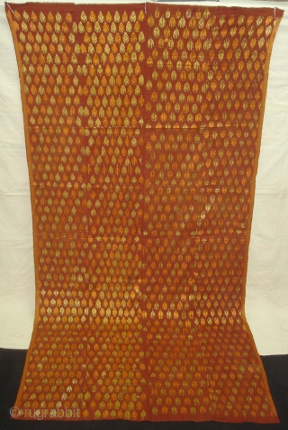 Phulkari From West(Pakistan)Punjab.India.known As Mughal Buti Design Bagh,very Rare influence of Different Buti Design Bagh(DSC06430 New).                 