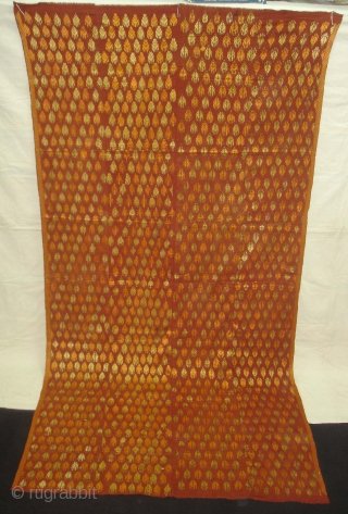 Phulkari From West(Pakistan)Punjab.India.known As Mughal Buti Design Bagh,very Rare influence of Different Buti Design Bagh(DSC06430 New).                 