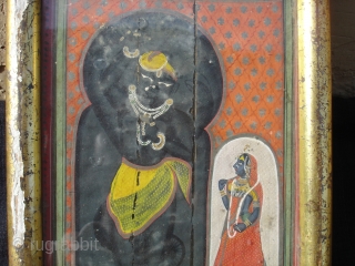 Miniature Painting Of Balarama From Kishangarh,Rajasthan,India.Circa 1900.Its size is 20cmX29cm.(DSC00107 New).                      