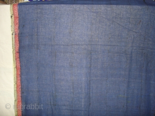 Wedding Saree(Khadi Cotton)From Gujarat India,Circa 1900.block-printed,mordant-dyed,Its size is 110cmx350cm(DSC00148 New).                       