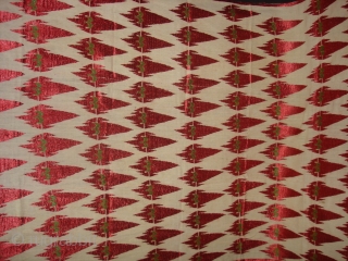 Phulkari From West Punjab.India.Known As KHANJAR THIRMA Bagh.Its size is 118cmX240cm.(DSC02705 New).                     