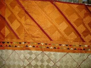 Phulkari From West Punjab.India.known As Shisha Bagh,with Mathurawati Design(DSC05416 New).
                       